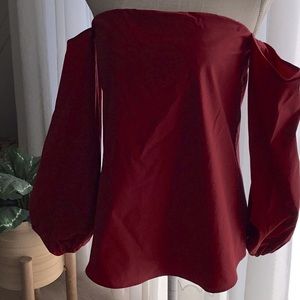 Theory off the shoulder top